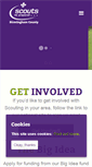 Mobile Screenshot of birminghamscouts.org.uk